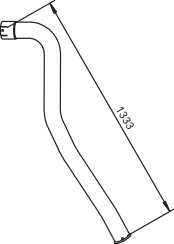Tubo de escape DINEX 64770