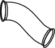 Tubo de escape DINEX 66127