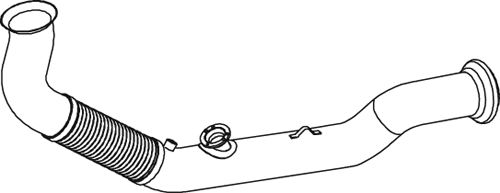 Tubo de escape DINEX 66147