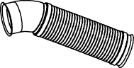 Tubo de escape DINEX 68057
