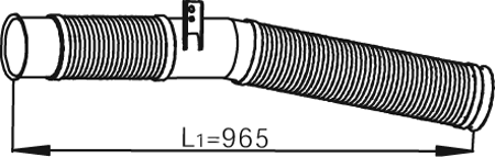 Tubo de escape DINEX 68086