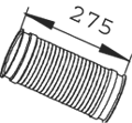 Tubo de escape DINEX 68087