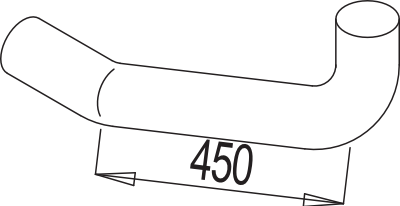 Tubo de escape DINEX 68222