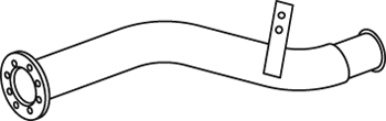 Tubo de escape DINEX 80244