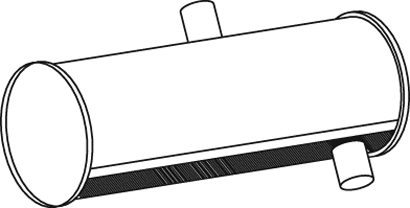 Silenciador central/posterior DINEX 80329