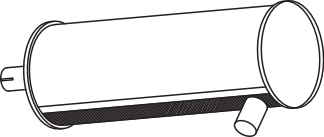 Silenciador central/posterior DINEX 80361
