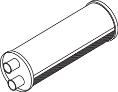 Silenciador central/posterior DINEX 80378