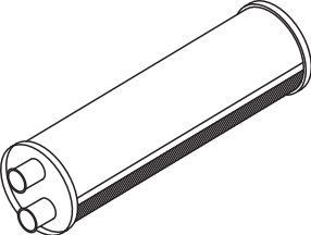Silenciador central/posterior DINEX 80381