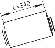 Silenciador central/posterior DINEX 80452