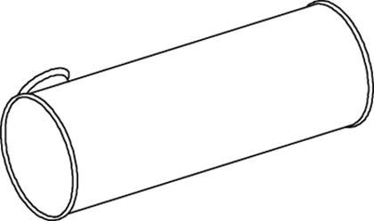 Silenciador central/posterior DINEX 80464