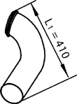 Tubo de escape DINEX 80766