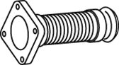 Tubo de escape DINEX 81176