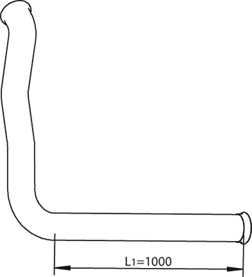 Tubo de escape DINEX 81219