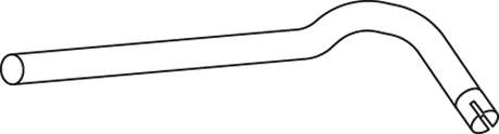 Tubo de escape DINEX 81250