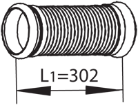Tubo de escape DINEX 81251