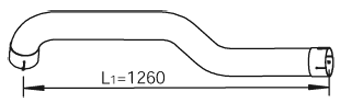 Tubo de escape DINEX 81635