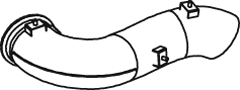 Tubo de escape DINEX 81735