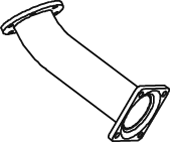 Tubo de escape DINEX 82125