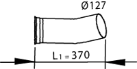 Tubo de escape DINEX 82144