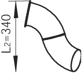 Tubo de escape DINEX 82198