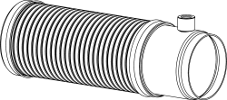 Tubo de escape DINEX 82229-RK