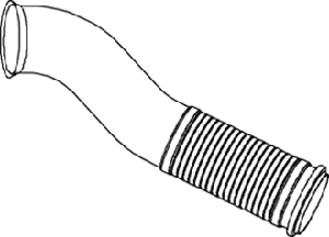 Tubo de escape DINEX 82251