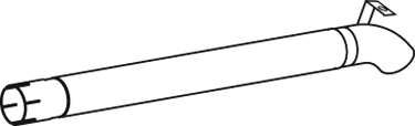Tubo de escape DINEX 88633