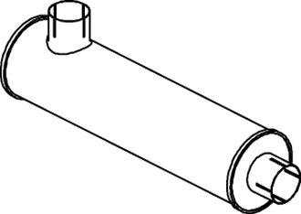 Silenciador central/posterior DINEX 89391