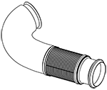 Tubo de escape DINEX 8AE013