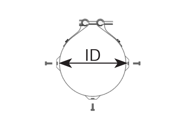 Pieza de fijación, sistema de escape DINEX 95949