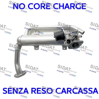 Elemento enfriador, reciclaje gases escape Audi A3 Convertible · Seat ALTEA XL · Skoda FABIA II
