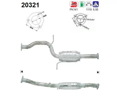Catalizador Ford GALAXY I