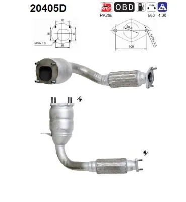 Catalizador Ford FIESTA IV · Ford FIESTA Box Body/MPV
