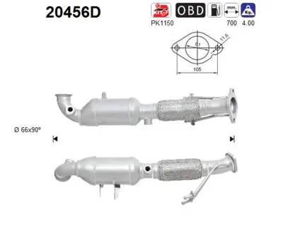 Catalizador Ford MONDEO IV Turnier · Ford MONDEO IV · Ford GALAXY II