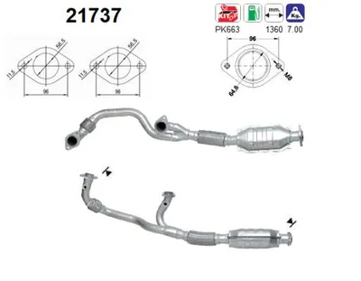Catalizador Opel VECTRA B Hatchback · Opel VECTRA B · Opel VECTRA B Estate