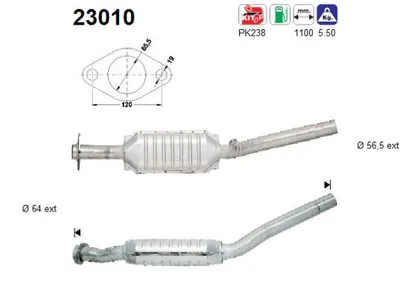 Catalizador Chrysler STRATUS · Chrysler STRATUS Convertible