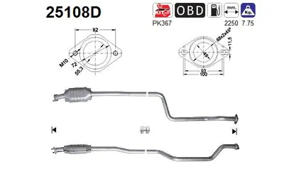 Catalizador Mazda 626 V Hatchback · Mazda 626 V · Mazda 626 V Station Wagon