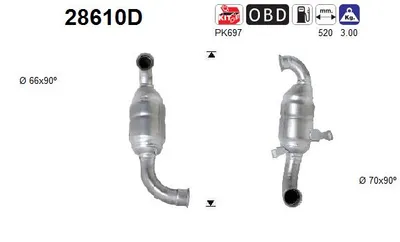 Catalizador Peugeot 307 · Peugeot 307 SW · Citroën C4 I