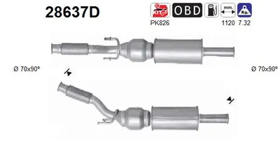 Catalizador Peugeot 407 · Peugeot 407 SW · Peugeot 407 Coupe