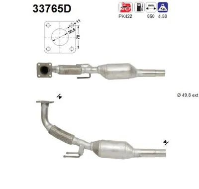 Catalizador Seat CORDOBA · Seat CORDOBA Vario · Seat IBIZA II