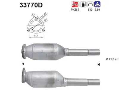 Catalizador Seat CORDOBA · Seat INCA · Seat IBIZA II