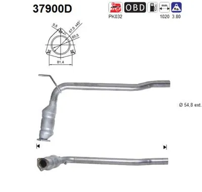 Catalizador Vw TRANSPORTER T4 Bus · Vw TRANSPORTER T4 Van · Vw TRANSPORTER T4 Platform/Chassis (70E, 70L, 70M, 7DE, 7DL, 7D