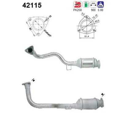 Catalizador Audi COUPE B3 · Audi 80 B4 Saloon · Audi 80 B4 Avant
