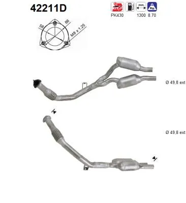 Catalizador Audi A6 C5 · Audi A6 C5 Avant