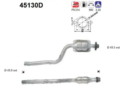 Catalizador Bmw 3 · Bmw 3 Compact · Bmw 3 Touring