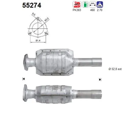 Catalizador Fiat BRAVA · Fiat BRAVO I