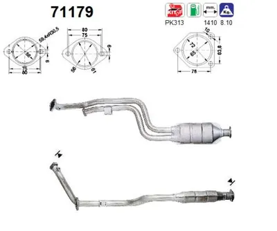 Catalizador Mercedes-Benz C-CLASS T-Model · Mercedes-Benz C-CLASS
