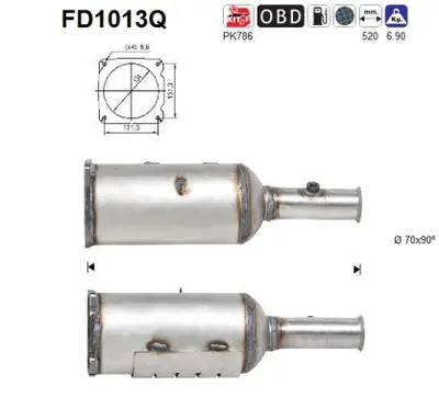 Filtro de partículas AS FD1013Q