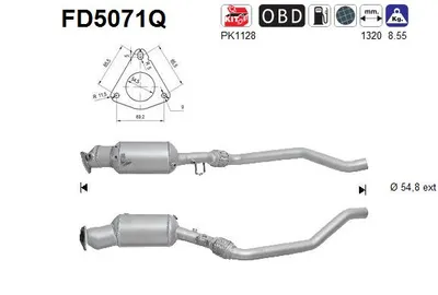 Filtro de partículas Seat EXEO · Seat EXEO ST