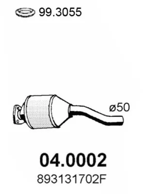 Catalizador Audi 80 B4 Saloon · Audi 80 B4 Avant · Audi 80 B3 Saloon